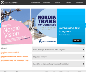 nordiatrans.org: Forside - Nordiatrans
Forening for Nordisk dialyse-nyremedisinsk og transplantasjonspersonell 