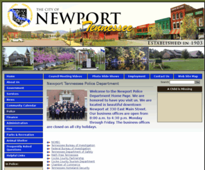 pdnewport.org: Police - City of Newport, Tennessee 
The Official for the City of Newport, TN