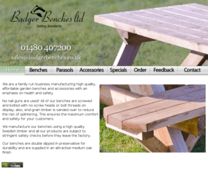 pub-bench.com: Badger Benches Ltd. Heavy duty outdoor benches, garden benches, pub benches, picnic tables, parasols and accessories.
Badger Benches limited manufacture durable and affordable garden benches for pubs, restaurants, leisure facilities and the home.