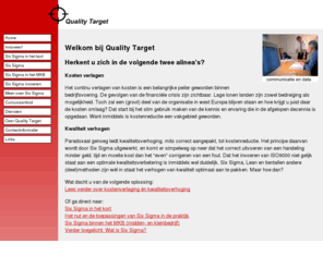 quality-target.com: Quality Target website
Kosten omlaag n kwaliteit omhoog met Six Sigma