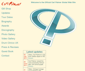 carlpalmer.com: Carl Palmer Official Global Web Site - Home
Emerson, Lake & Palmer drummer, Carl Palmer's, official web site. Features news, info, a history of Carl's career with Asia, ELP,  a photo gallery, merchandise and more!