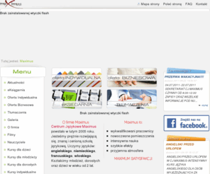 cj-maximus.com: Centrum Językowe Maximus | Nauka języka angielskiego, niemieckiego, włoskiego, francuskiego  Myślenice
Centrum językowe Maximus z siedzibą w Myślenicach prowadzi profesjonalne kursy z języka angielskiego, języka niemieckiego, języka francuskiego,języka włoskiego.