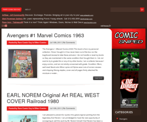 comicsniped.com: Rare Comic Books
ComicSniped showcases the rarest comics on the market. From Archie to X-Men - we cover it.