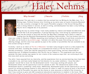 haleynehms.net: Haley's Website
haley nehms