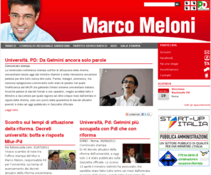 marcomeloni.biz: Marco Meloni | Partito democratico - Riforma dello Stato, Pubblica amministrazione, Università e Ricerca | Consiglio regionale della Sardegna
