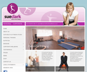 massagenewcastle.com: Sue Clark Health & Fitness - Personal Trainer | No Hands Massage | Body Massage | Sports Massage | On-Site Massage | Employee Massage | Corporate Wellbeing | Stress Management | Nutritionalist | Newcastle | North East England | UK
Sue Clark Health & Fitness based in Newcastle is a personal trainer specialising in No Hands Massages, Body Massages, Sports Massages, On-Site Massages & Employee Massage, Advising on corporate wellbeing, corporate health and fitness, nutrional information and stress management covering North East England, UK