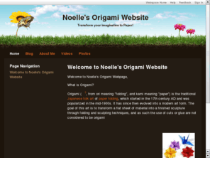 noellesorigami.info: Noelle's Origami Website
Origami for Kids. Step by Step, instructions, pictures and videos on how to make origami