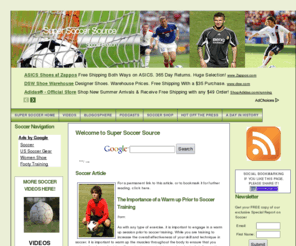 super-soccer-source.com: Soccer Information | Super Soccer Source
Soccer - a useful collection of information and product reviews to help you at Super Soccer Source