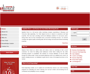 appsolsdirect.com: Appending Solutions in Email Appending - Custom List Buiding - Data Appending : Appsols Direct
Appsols Direct provides append solutions in the field of email appending, data appending, custom list building, database appending and all types of business list services.