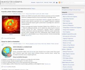 cografik.com: Bilim Kültür Cografya
coğrafya alanında yapılan paylaşımlarla eğitim öğretim alanında sizlere güncel bilgiler sunacak en genç cografya sitesi..