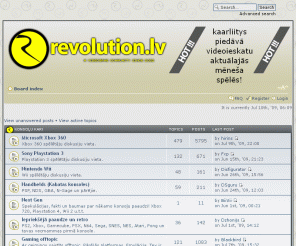 revolution.lv: www.revolution.lv || Xbox360, Playstation3, Wii • Index page
