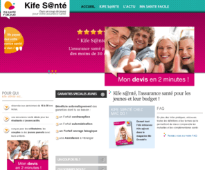 kife-sante.com: Kife s@nté, l'assurance santé pour les jeunes et leur budget !
Kife s@nté