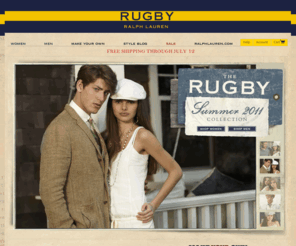 polorugbystore.info: Rugby Ralph Lauren
Rugby by Ralph Lauren - The Official Site.  Rooted in the heritage of the Ralph Lauren lifestyle, Rugby is flavored by old-school inspiration, nostalgic athleticism and modern-day eclectic prep. - Rugby.com