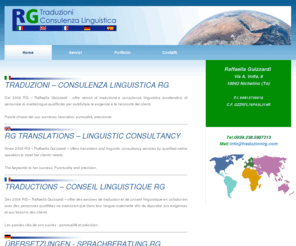 traduzionirg.com: R G traduzioni Consulenza Linguistica, Nichelino Torino
Traduzioni linguistiche, tecniche e specialistiche, il nostro Team può tradurre in e da italiano inglese francese tedesco spagnolo.