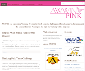 awwinpink.org: Walking With A Purpose | Assisting Working Women In Need wants to educate women in Savannah and the Coastal Empire on breast cancer
