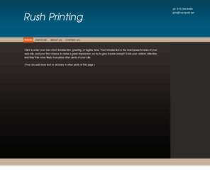 religiousgraphicsil.com: Rush Printing - Home
Click to enter your own short introduction, greeting, or tagline here. Your introduction is the most powerful area of your web site, and your first chance to make a great impression, so try to give it some oomph! Grab your visitors' attention, and they'll 