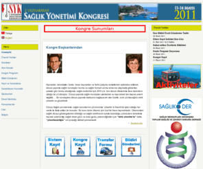 syk-antalya.org: SYK ANTALYA 2011 | Sağlık Yönetimi Kongresi
