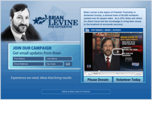 briandlevine.info: Brian Levine For Governor
Brian Levine: mayor of Franklin Township in Somerset County, utilize his direct fiscal and tax knowledge to bring New Jersey to the forefront of economic recovery