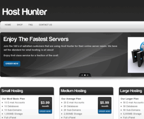 hosthunter.org: Host Hunter
Hunting the Lowest Hosting Prices