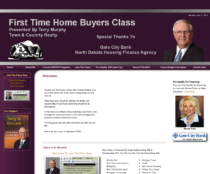 ndfirsthome.com: First Time Home Buyers Class, Fargo, North Dakota
First Time Home Buyers Class, Fargo, North Dakota presented by Terry Murphy, Town And Country Realty