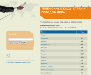 pkod.ru: Телефонные коды стран и городов мира
Телефонные коды стран и городов мира