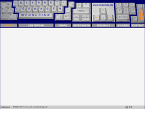wort-und-webdesign.de: Susanne Reuber | INTERNET-LÖSUNGEN - Webdesign & Homepage-Programmierung | Berlin
susanne reuber (www.rebenna.de) bietet ihnen konzeption, gestaltung und programmierung von websites, pflege und optimierung bestehender webpräsenzen bzw. internetpräsenzen. angefangen von web-visitenkarten über bewerbungs-homepages bis zu unternehmenslösungen. schnell, zuverlässig und benutzerfreundlich, e-cards - elch-cards - e(lch)-cards