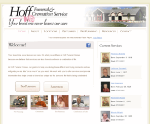 hofffuneral.com: Hoff Funeral and Cremation Service
Hoff Funeral and Cremation Service