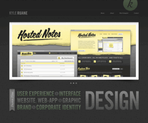 kyleruane.com: Kyle Ruane | Design & Creative Direction
Freelance designer for hire, specializing in web/user interface design and corporate identities.