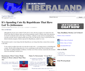 alan.com: Alan Colmes' Liberaland
The official site of Alan Colmes-liberal commentator, syndicated radio talk show host and Fox News Channel political contributor.