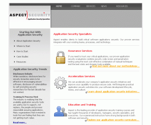 aspectsecurity.com: Aspect Security | The Application Security Specialists
