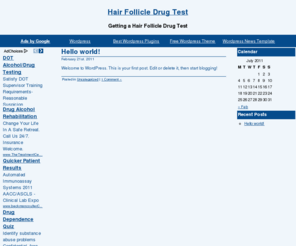 hairfollicledrugtest.org: Hair Follicle Drug Test
Do you need a hair follicle drug test? Find out more about hair follicle drug tests right here!