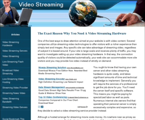 videostreaminghardware.com: Video Streaming Hardware | Video Streaming
The Exact Reason Why You Need a Video Streaming Hardware.