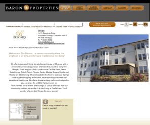 liveatbelcaro.com: Baron Properties - Communities
