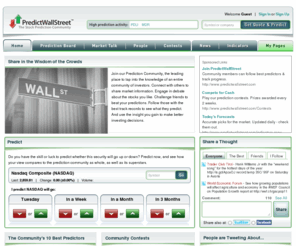 predictwallst.mobi: PredictWallStreet.com - the stock prediction community
