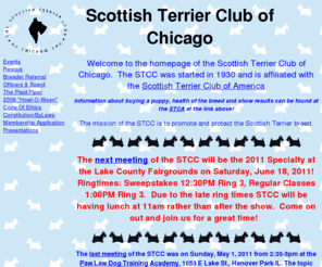 stcchicago.org: Scottish Terrier Club of Chicago
