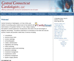 ctcardiology.com: Central Connecticut Cardiologists, Hartford, CT - cardiac and vascular system care
Providing quality medical care for patients with heart and vascular system disease in the greater Hartford, CT area