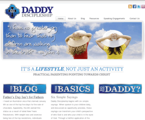 daddydiscipleship.com: Daddy Discipleship | It Is A Lifestyle, Not Just An Activitiy
Daddy Discipleship is about equipping fathers in family discipleship as well as the function of the church in equipping parents for home-based family discipleship.