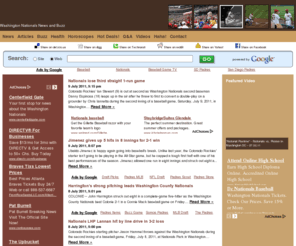 nationalsbuzz.com: Washington Nationals News and Buzz
Best site for current news and Buzz on the Washington Nationals. What any Nationals fan could ever want!