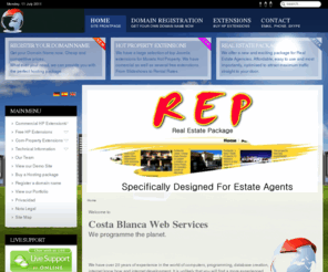 adunanza.com: Costa Blanca Web Services - Costa Blanca Web Services
Specialists for programming (Access, Excel, Visual Basic etc.), Creating static or dynamic web sites with Javascript, DHTML, Flash, CGI, Perl, PHP. We programm the database for your need, offline or on the Internet (ODBC, mySQL).