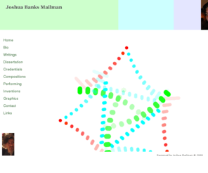 joshuamailman.com: Joshua Mailman's Music Website
Joshua Mailman teaches at Columbia and NYU. He is a music theorist, analyst, critic, composer, performer, and philosopher of music.  Various music resources, theoretical, philosophical, critical writings about music can be found here.