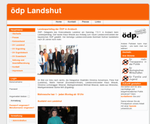 oedp-landshut.de: Die ödp im Landkreis Landshut - Willkommen
Joomla! - dynamische Portal-Engine und Content-Management-System