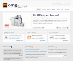 ostfrieslandonline.de: OMG - Internet, IT-Produkte und Full-Service aus einer Hand
PC-Systeme, Server, Netzwerk, Telefonie, eMail oder Internetzugang: OMG bietet Ihrem Unternehmen immer einen hochkompetenten Service. Die ganze IT aus einer Hand!