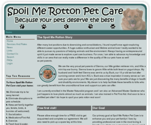 spoilmerottonpetcare.com: Spoil Me Rotton Pet Care - Home
Spoil Me Rotton Pet Care