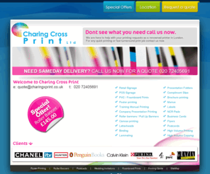 charingxprint.com: Poster printing | Brochure printing | Printers in London - Charing Xprint
Charing Xprint is a specialist printers in London, offering poster printing and brochure printing. Delivery anywhere in the uk sameday/nextday