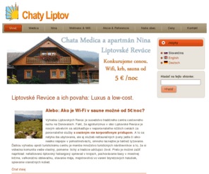 chaty-liptov.sk: Chaty Liptov - Ubytovanie Liptovské Revúce
