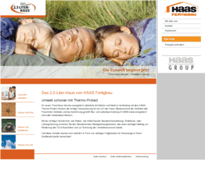 energiesparendes-bauen.net: HAAS 2,5-Liter-Haus | Homepage
Homepage