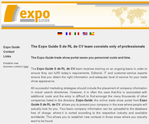 expo-guide-4u.com: EXPO GUIDE S de RL de CV
Present your company, explore new markets from the very beginning