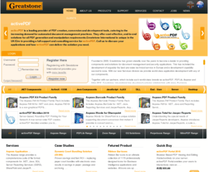 greatstone.com.au: Aspose | activePDF | NitroPDF | PDFLib | O2Sol | DocuCom
Greatstone provides WORLD-LEADING DOCUMENT MANAGEMENT SOFTWARE and bespoke application development with full TECHNICAL SUPPORT at the BEST PRICES WORLDWIDE.