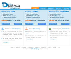 officedingdong.com: Welcome to OfficeDingDong India's Premier Hosting Service
webosting in india,chennai,delhi,bombay,banglore,hyderabad,kerla