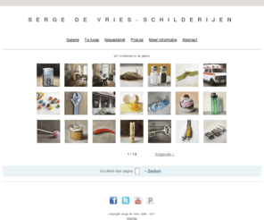 sergedevries.com: serge de vries ~ kunstenaar
 kunst kopen realistische schilderijen.